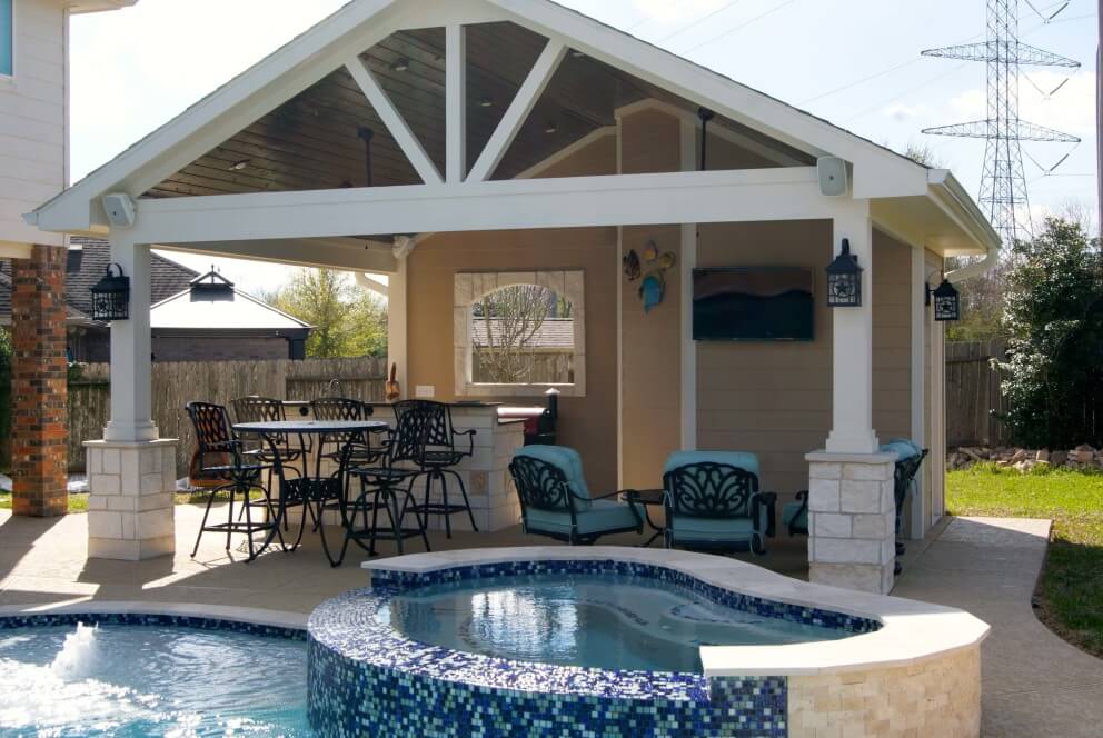 Gable Roofs Houston Dallas Katy, Pool Patios And Porches