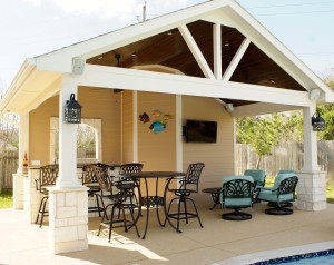 patio cover and storage