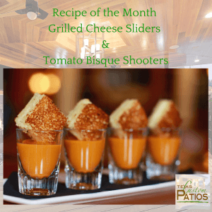 REcipe of the Month- Grilled Cheese Sliders &Shot of Tomato Bisque (1)