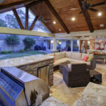 Houston patio cover and kitchen