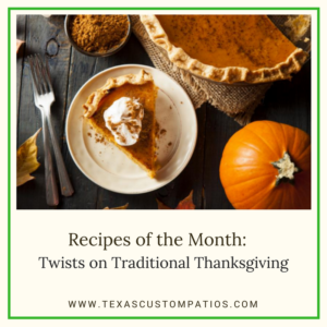 Recipes of the Month: November 2016