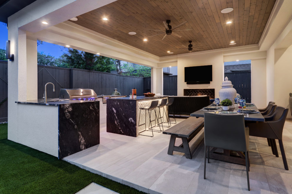 Contemporary Outdoor Living in Spring Valley - TCP Custom Outdoor Living