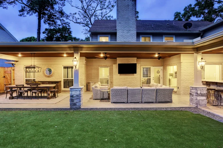 Memorial Area Patio Cover and Outdoor Kitchen