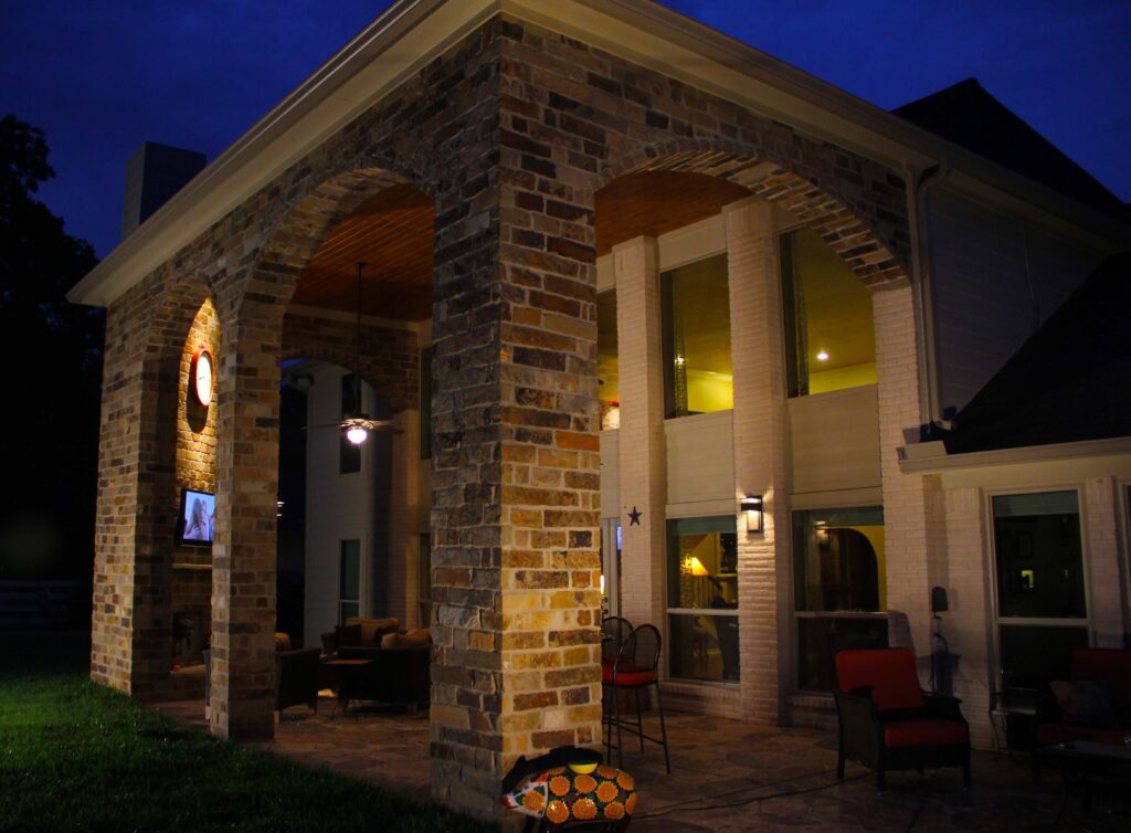 Patio Cover with Second-Story Roof Tie-in